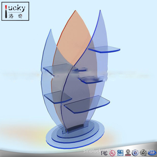 Ship shaped Acrylic cigarette Display Stand